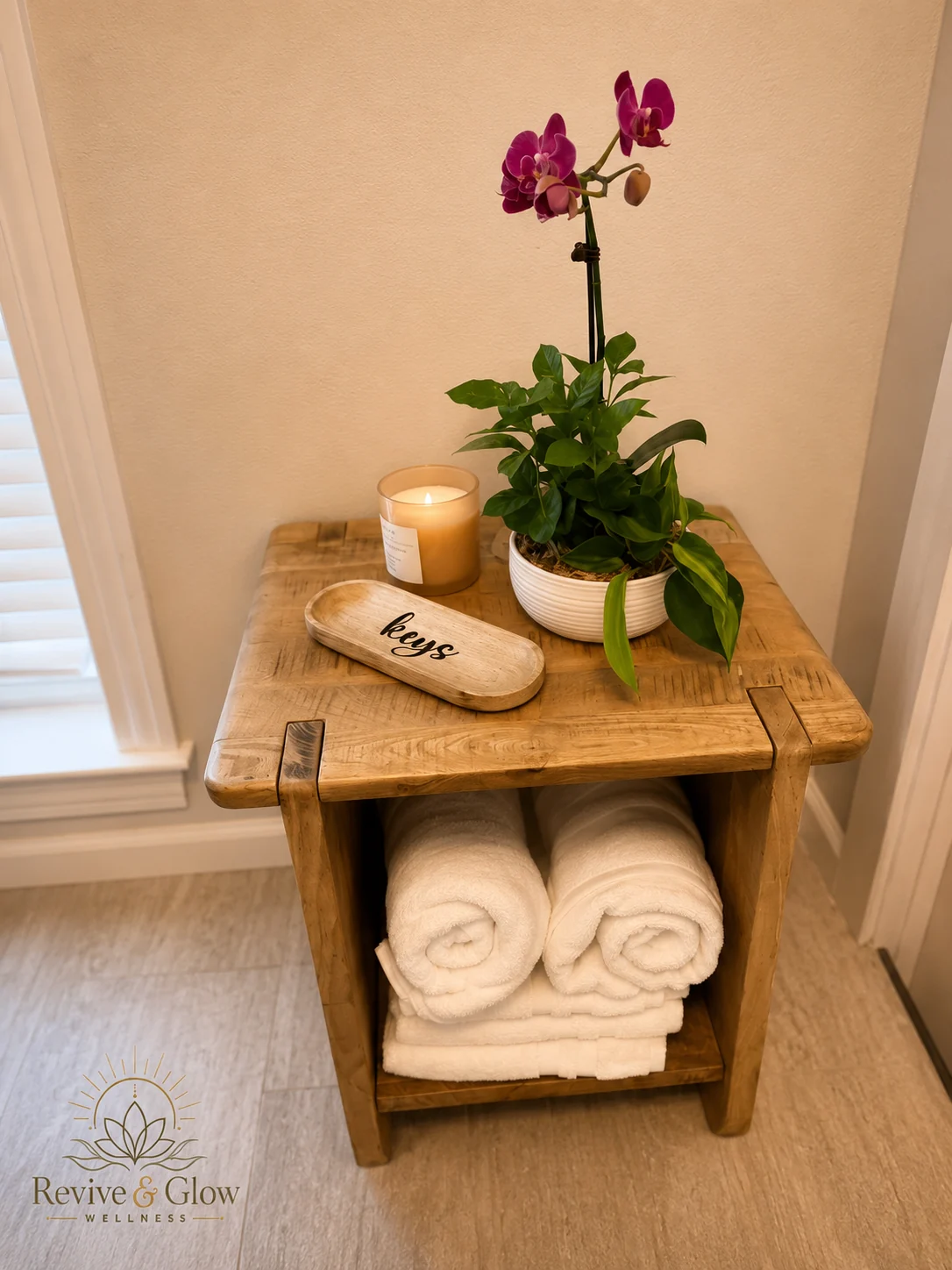 Fresh towels and a welcoming touch